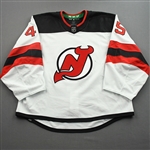 Bernier, Jonathan<br>White Set 1<br>New Jersey Devils 2021-22<br>#45 Size: 58G