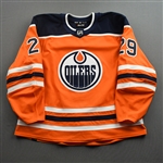 Draisaitl, Leon<br>Orange Set 2<br>Edmonton Oilers 2021-22<br>#29 Size: 58
