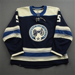 Bayreuther, Gavin<br>Third Set 2<br>Columbus Blue Jackets 2021-22<br>5 Size: 56