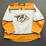Benning, Matt<br>White Set 3 / Playoffs<br>Nashville Predators 2021-22<br>#5 Size: 58