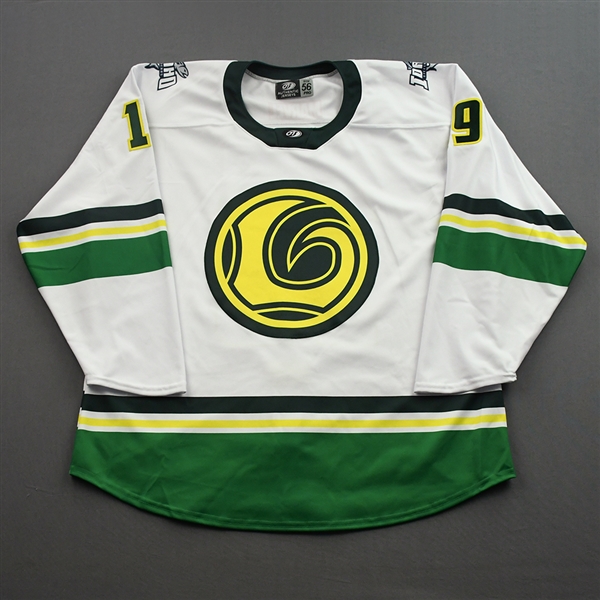 Alger, Austin<br>MARVEL Loki w/Socks - Worn April 2, 2022 @ Florida Everblades (Autographed)<br>Idaho Steelheads 2021-22<br>#19 Size: 56