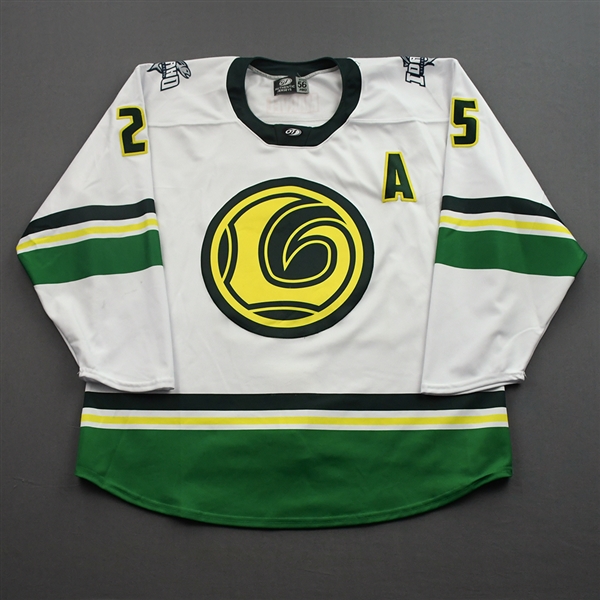 Becker, Jack<br>MARVEL Loki w/A & Socks - Worn April 2, 2022 @ Florida Everblades (Autographed)<br>Idaho Steelheads 2021-22<br>#25 Size: 56