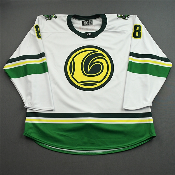 (NOBR)<br>MARVEL Loki (Game-Issued) - January 15, 2022 @ Worcester Railers<br>Reading Royals 2021-22<br>#8 Size: 54