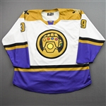 Hough, Cam<br>MARVEL Thanos w/Socks - Worn February 19, 2022 @ Reading Royals (Autographed)<br>Wheeling Nailers 2021-22<br>#39 Size: 56