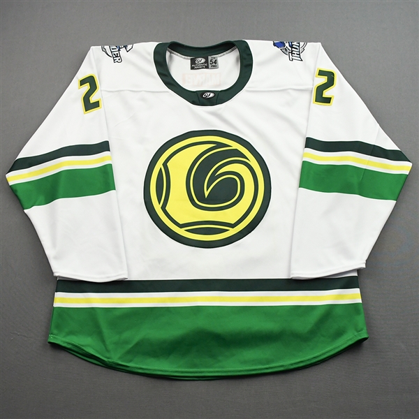 Jeanson, Tyler<br>MARVEL Loki w/Socks - Worn February 25, 2022 @ Toledo Walleye<br>Wichita Thunder 2021-22<br>#22 Size: 54