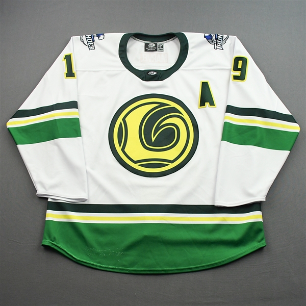 Johnson, Stephen<br>MARVEL Loki w/A & Socks - Worn February 25, 2022 @ Toledo Walleye (Autographed)<br>Wichita Thunder 2021-22<br>#19 Size: 54
