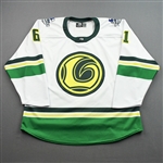 Skelly, Dalton<br>MARVEL Loki w/Socks - Worn February 25, 2022 @ Toledo Walleye<br>Wichita Thunder 2021-22<br>#61 Size: 54