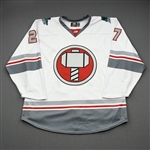 Neugold, Evan<br>MARVEL Thor - Game Worn w/Socks - March 6, 2021 @ Orlando Solar Bears<br>Florida Everblades 2020-21<br>27 