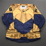 Galipeau, Olivier<br>MARVEL Thanos Game-Worn w/Socks - April 17, 2021 @ Indy Fuel<br>Fort Wayne Komets 2020-21<br>#62 