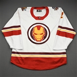 BLANK (NNOB)<br>MARVEL Iron Man (Game-Issued) - March 26, 2021 @ Jacksonville Icemen<br>Greenville Swamp Rabbits 2020-21<br>#2