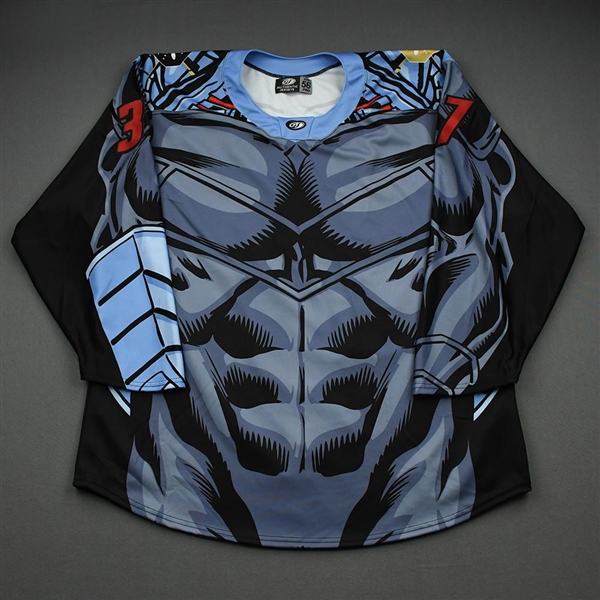 Hodgson, Hayden<br>DC Black Manta (Game-Issued) - March 27, 2021 @ Florida Everblades<br>Wheeling Nailers 2020-21<br>#37 