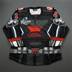 Blank (NNOB)<br>MARVEL Black Widow (Game-Issued)  - May 2, 2021 @ Allen Americans<br>Wichita Thunder 2020-21<br>#24 Size: 54