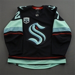 Czarnik, Austin<br>Blue Set 2 w/ Inaugural Season Patch<br>Seattle Kraken 2021-22<br>#27 Size: 54