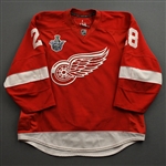 Rafalski, Brian *<br>Red Playoff Set, Stanley Cup Finals - Photo-Matched<br>Detroit Red Wings 2007-08<br>#28 Size: 54