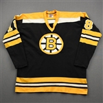 LeDuc, Rich *<br>Black w/50th Anniversary Patch - PHOTO-MATCHED<br>Boston Bruins 1973-74<br>#18 Size: 50 