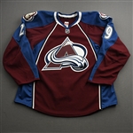 MacKinnon, Nathan *<br>Burgundy Set 1 - NHL Debut & First Career Point - Worn Oct. 2, 2013<br>Colorado Avalanche 2013-14<br>29 Size: 56