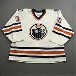 Essensa, Bob *<br>White Set 2<br>Edmonton Oilers 1998-99<br>#30 Size: 58G