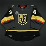 Subban, Malcolm *<br>Gray Stanley Cup Final Set 1 - Game-Issued (GI)<br>Vegas Golden Knights 2017-18<br>#30 Size: 58G