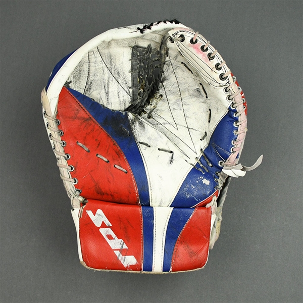 Lundqvist, Henrik *<br>TPS Catcher - 1st Career Playoff Win - Photo-Matched<br>New York Rangers 2006-07<br>#30