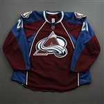 Forsberg, Peter *<br>Burgundy Set 4 / Playoffs (RBK 2.0)<br>Colorado Avalanche 2007-08<br>#21 Size: 58+