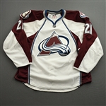 Forsberg, Peter *<br>White Set 2 - Last Jersey Worn in NHL<br>Colorado Avalanche 2010-11<br>#21 Size: 58