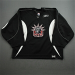 Lundqvist, Henrik *<br>Black Practice Jersey - Rookie Season<br>New York Rangers 2005-06<br>#30 Size: 60G