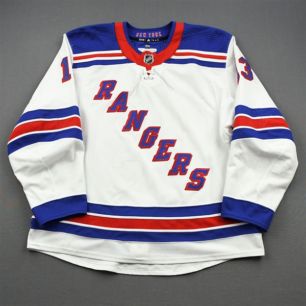 Hayes, Kevin *<br>White Set 1 - Photo-Matched<br>New York Rangers 2018-19<br>#13Size: 58