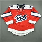 Blank, No Name Or Number<br>Red Alternate - CLEARANCE<br>Metropolitan Riveters 2021-22<br>#Size: SM