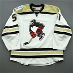 Pouliot, Derrick *<br>White Set 1 - Autographed<br>Wilkes-Barre/Scranton Penguins 2014-15<br>#51Size: 56