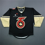 Blank, No Name Or Number<br>Black - Game-Issued (GI) - CLEARANCE<br>Toronto Six 2021-22<br> Size: SM
