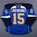 Langenbrunner, Jamie *<br>Blue Set 2<br>St. Louis Blues 2011-12<br>15 Size: 56