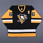Lemieux, Mario *<br>Black w/C<br>Pittsburgh Penguins 1989-90<br>#66 Size: 54