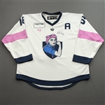 Avery, Brooke<br>Breast Cancer Awareness w/A - Worn March 12, 2022 - Autographed<br>Metropolitan Riveters 2021-22<br>#16 Size: XL