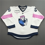Curmova, Lenka<br>Breast Cancer Awareness - Game-Issued (GI) - Autographed<br>Metropolitan Riveters 2021-22<br>#55 Size: LG