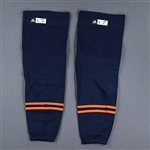 McDavid, Connor<br>Navy - adidas Socks - December 1, 2021 vs. Pittsburgh Penguins - PHOTO-MATCHED<br>Edmonton Oilers 2021-22<br>#97 Size: L