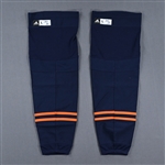 McDavid, Connor<br>Navy - adidas Socks - April 20, 2022 vs. Dallas Stars - PHOTO-MATCHED<br>Edmonton Oilers 2021-22<br>#97 Size: L