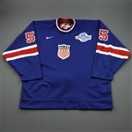 Blake, Jason *<br>1932 Throwback - World Cup of Hockey - Autographed<br>Team USA Hockey 2004<br>#55 Size: 54