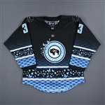 Delay, Megan<br>Autism Acceptance - Game-Issued (GI)<br>Buffalo Beauts 2022-23<br>#33 Size: LG