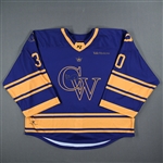 (NNOB), No Name On Back<br>Pittsburgh Pennies Retro - Game-Issued (GI)<br>Connecticut Whale 2022-23<br>#30 Size: MD