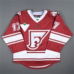 Deaudelin, Christine<br>Maroon Set 1<br>Montreal Force 2022-23<br>#17 Size: LG