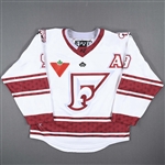 Deschênes, Kim<br>White Set 1 w/A - First PHF Game in Quebec<br>Montreal Force 2022-23<br>#9 Size: LG