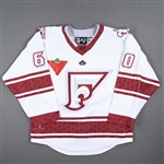 Hoerr, Sally<br>White Set 1<br>Montreal Force 2022-23<br>#60Size: LG