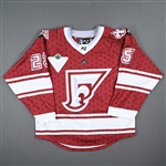 Holmes, Alyssa<br>Maroon Set 1<br>Montreal Force 2022-23<br>#25Size: LG
