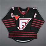 Howarth, Kaity<br>Black Set 1 - Worn in First Game in Franchise History - November 5, 2022 @ Buffalo Beauts<br>Montreal Force 2022-23<br>#8Size: LG