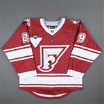Jardin, Laura<br>Maroon Set 1<br>Montreal Force 2022-23<br>#29 Size: LG