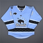 Boyle, Michaela<br>Blue Set 1 w/ May 14 Patch - PHF Debut<br>Buffalo Beauts 2022-23<br>#61 Size: LG