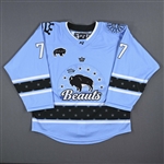 Dove, Whitney<br>Blue Set 1 w/ May 14 Patch - 1st PHF Goal<br>Buffalo Beauts 2022-23<br>#77 Size: LG