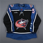 Bayreuther, Gavin<br>Black Reverse Retro Set 1<br>Columbus Blue Jackets 2022-23<br>#15 Size: 56