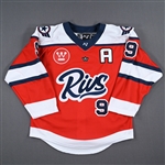 Anderson, Kaycie<br>Red Set 1 w/A<br>Metropolitan Riveters 2022-23<br>#9 Size: MD