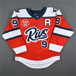 Anderson, Kaycie<br>Red Set 1 w/A - Preseason Only<br>Metropolitan Riveters 2022-23<br>#9 Size: SM